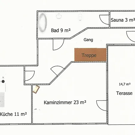 Elbblick-grosse-loftwohnung-mit-terasse-sauna-und-kamin Apartamento *
